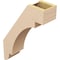 Ekena Millwork 5-inch W x 16-inch D x 22-inch H Aspen Rough Cedar Woodgrain TimberThane Knee Brace, Primed BRCUR05X16X22ASPRCPR - alternate 2